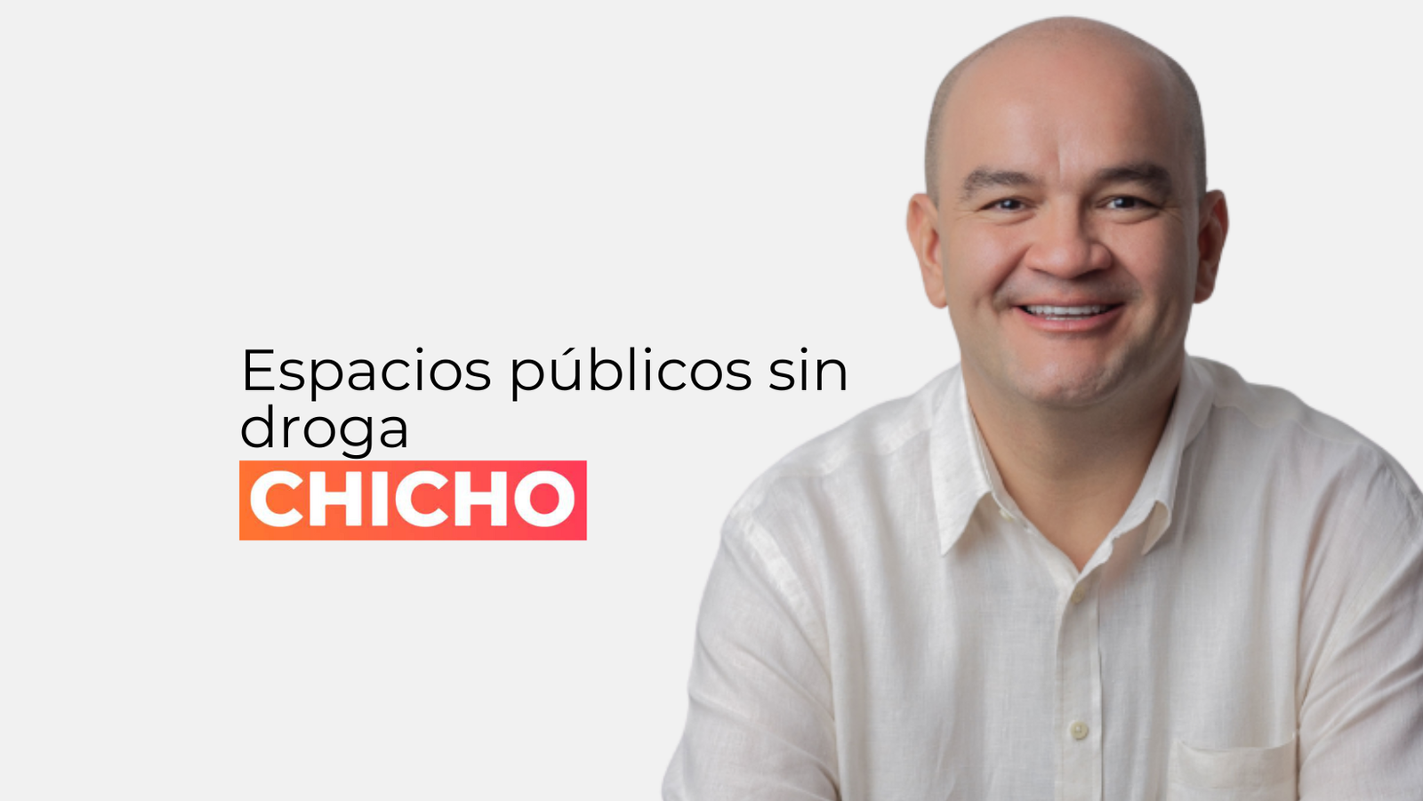 Espacios públicos sin droga-Chicho Rodriguez